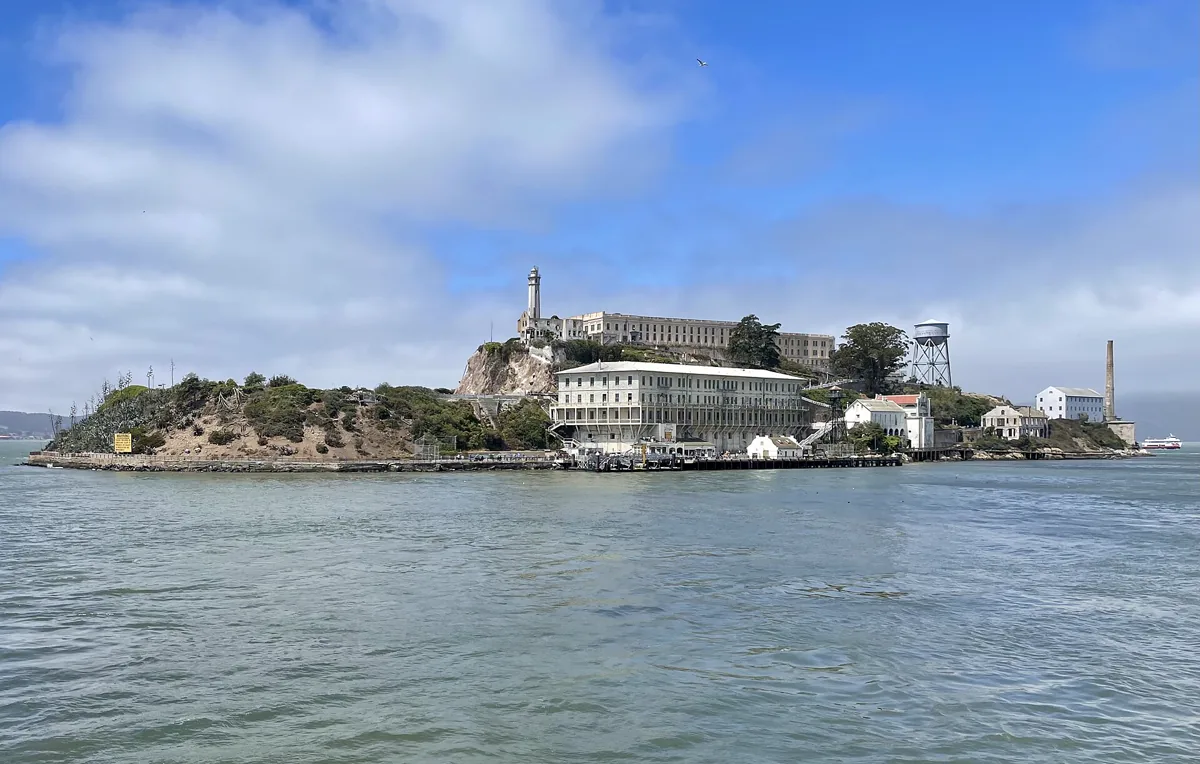 View of Alcatraz Island in August 2021. Photo by Chris6d.
